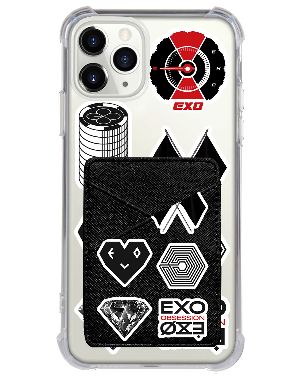 iPhone Phone Wallet Case - EXO Sticker Pack