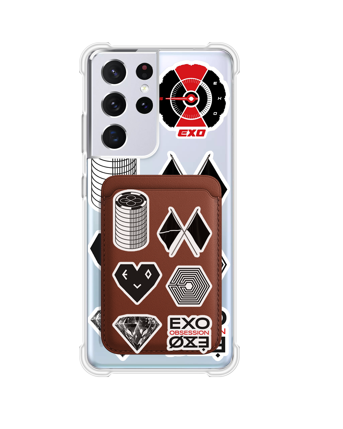 Android Magnetic Wallet Case - EXO Sticker Pack