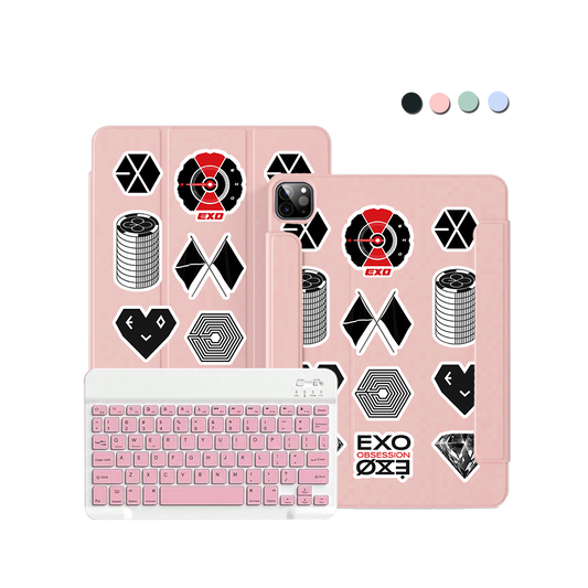 iPad Wireless Keyboard Flipcover - EXO Sticker Pack