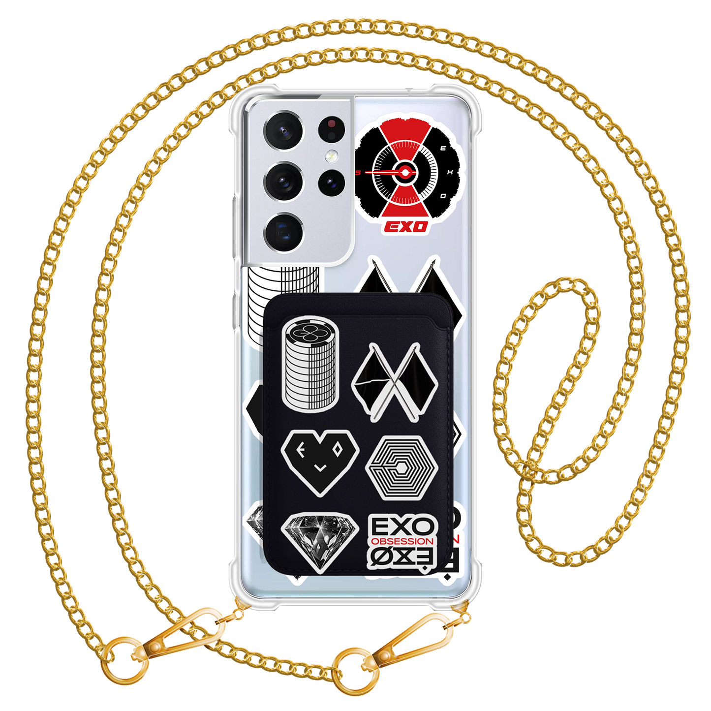 Android Magnetic Wallet Case - EXO Sticker Pack