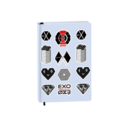 Hardcover Bookpaper Journal - Exo (with Elastic Band & Bookmark)