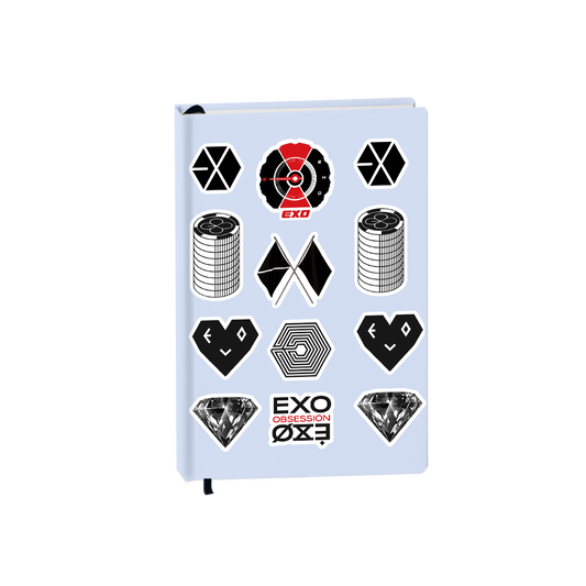 Hardcover Bookpaper Journal - Exo (with Elastic Band & Bookmark)