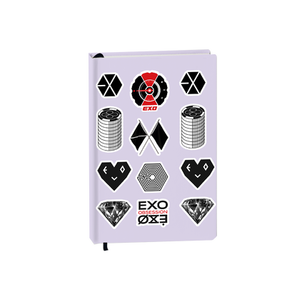 Hardcover Bookpaper Journal - Exo (with Elastic Band & Bookmark)