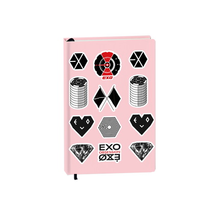 Hardcover Bookpaper Journal - Exo (with Elastic Band & Bookmark)