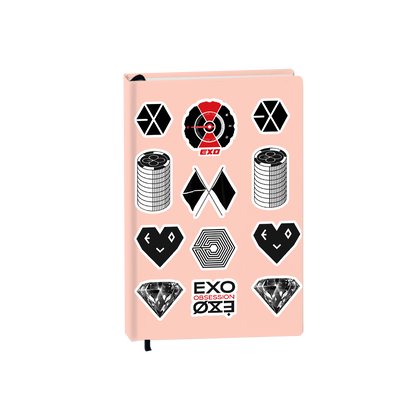 Hardcover Bookpaper Journal - Exo (with Elastic Band & Bookmark)