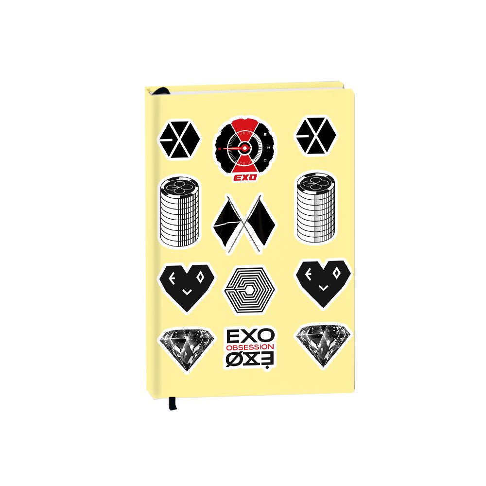 Hardcover Bookpaper Journal - Exo (with Elastic Band & Bookmark)