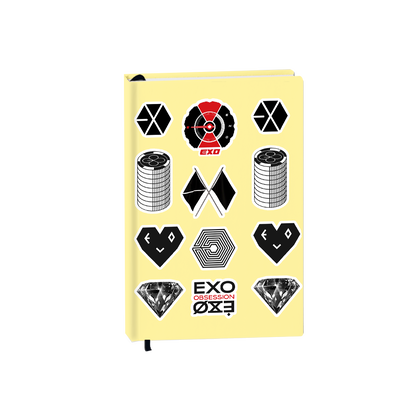 Hardcover Bookpaper Journal - Exo (with Elastic Band & Bookmark)