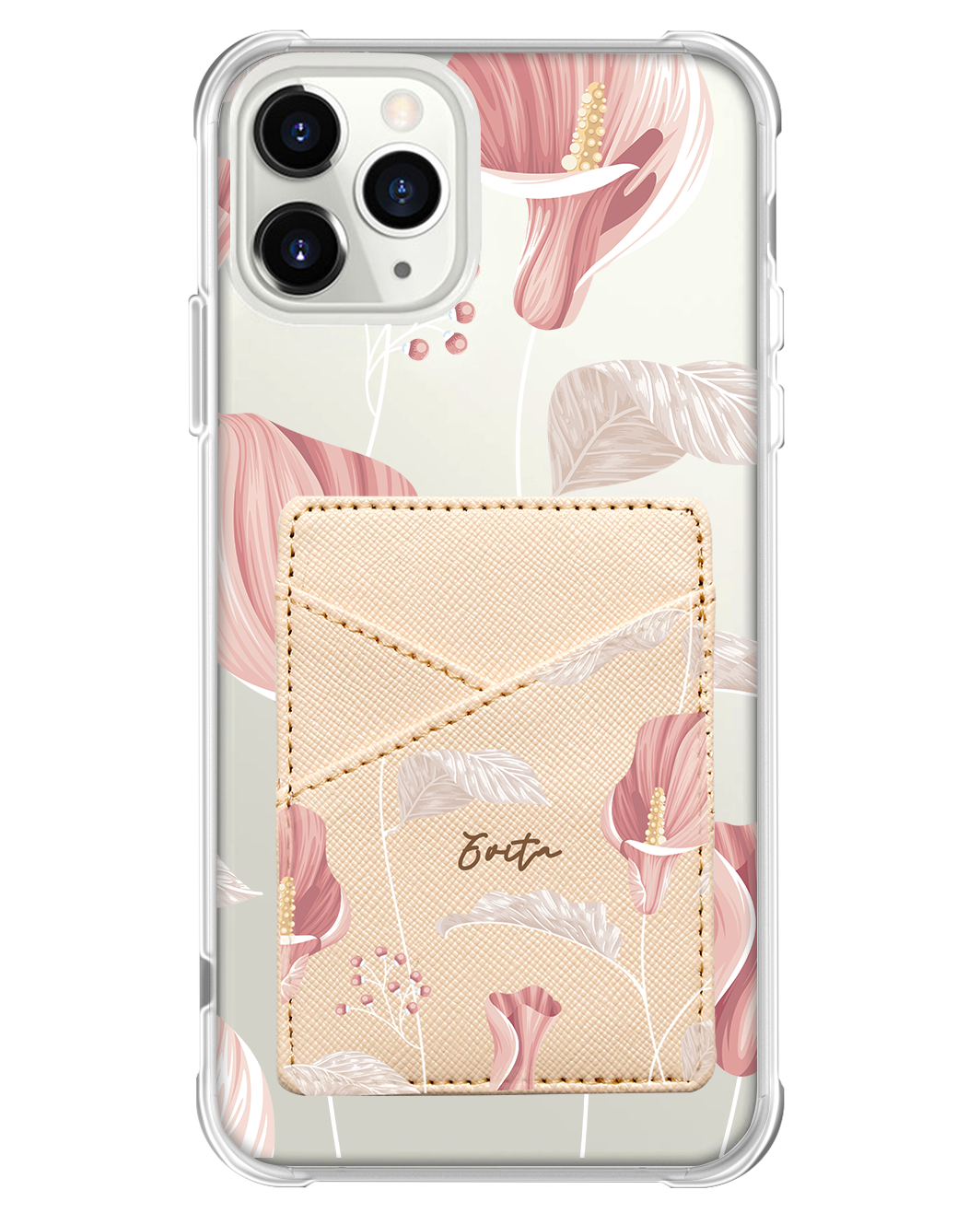 iPhone Phone Wallet Case - Easter Lily