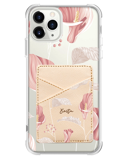 iPhone Phone Wallet Case - Easter Lily