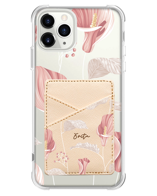 iPhone Phone Wallet Case - Easter Lily