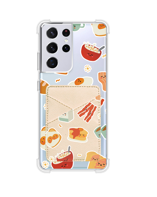 Android Phone Wallet Case - English Breakfast