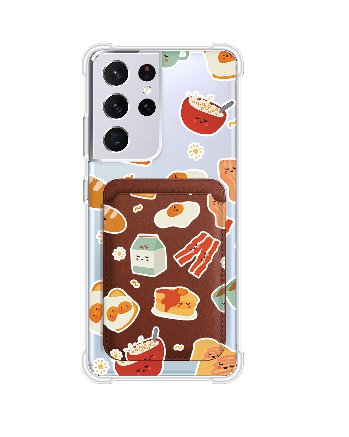 Android Magnetic Wallet Case - English Breakfast