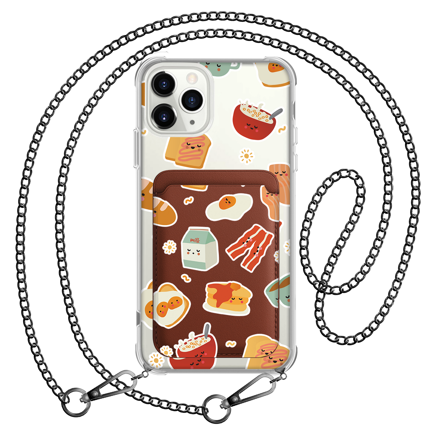 iPhone Magnetic Wallet Case - English Breakfast