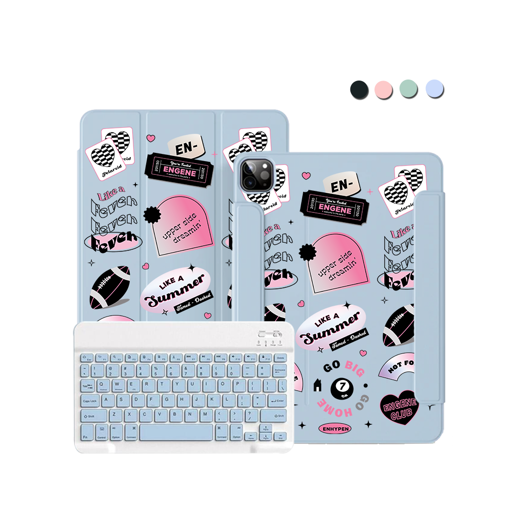 iPad Wireless Keyboard Flipcover - Enhypen Sticker