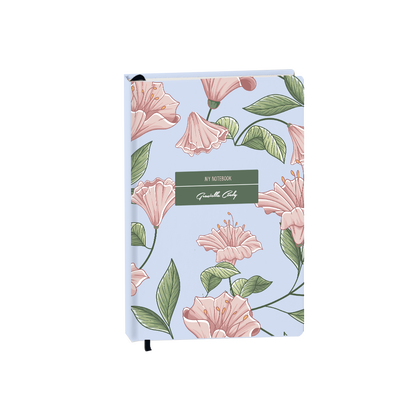 Hardcover Bookpaper Journal - Evaline (with Elastic Band & Bookmark)