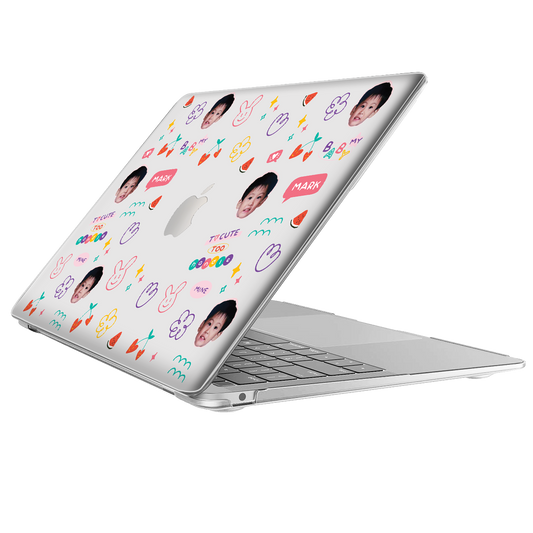 MacBook Snap Case - Face Grid