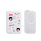Magnetic Wireless Powerbank - Face Grid