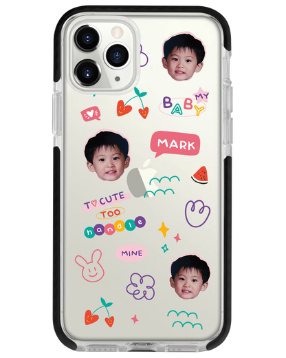 iPhone Rearguard Bumper -  Face Grid