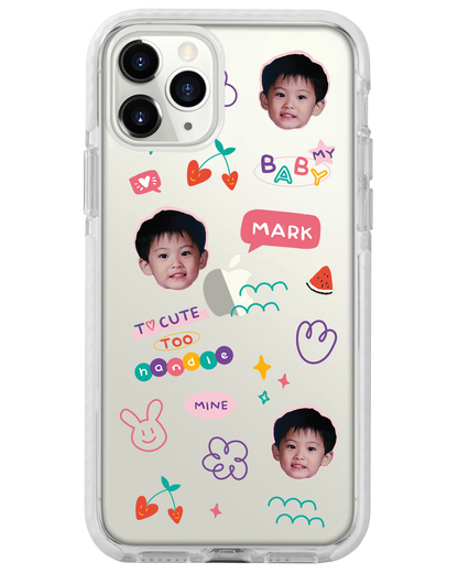 iPhone Rearguard Bumper -  Face Grid