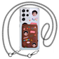 Android Magnetic Wallet Case - Face Grid