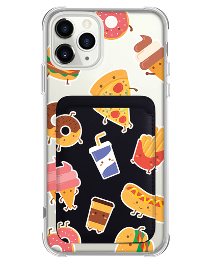 iPhone Magnetic Wallet Case - Fast Foodies