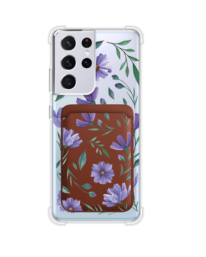 Android Magnetic Wallet Case - February Violet
