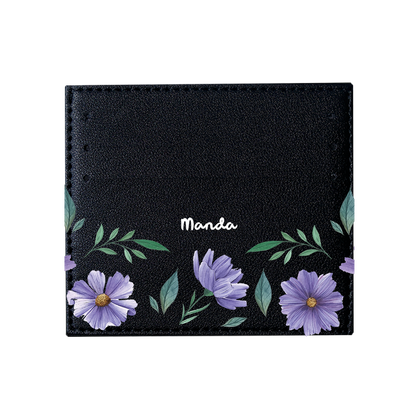 6 Slots Card Holder - February Violets