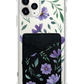 iPhone Phone Wallet Case - February Violets 2.0