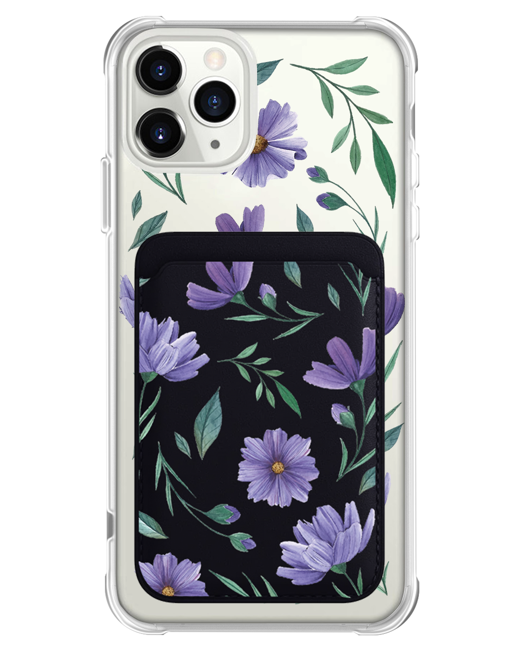 iPhone Magnetic Wallet Case - February Violet