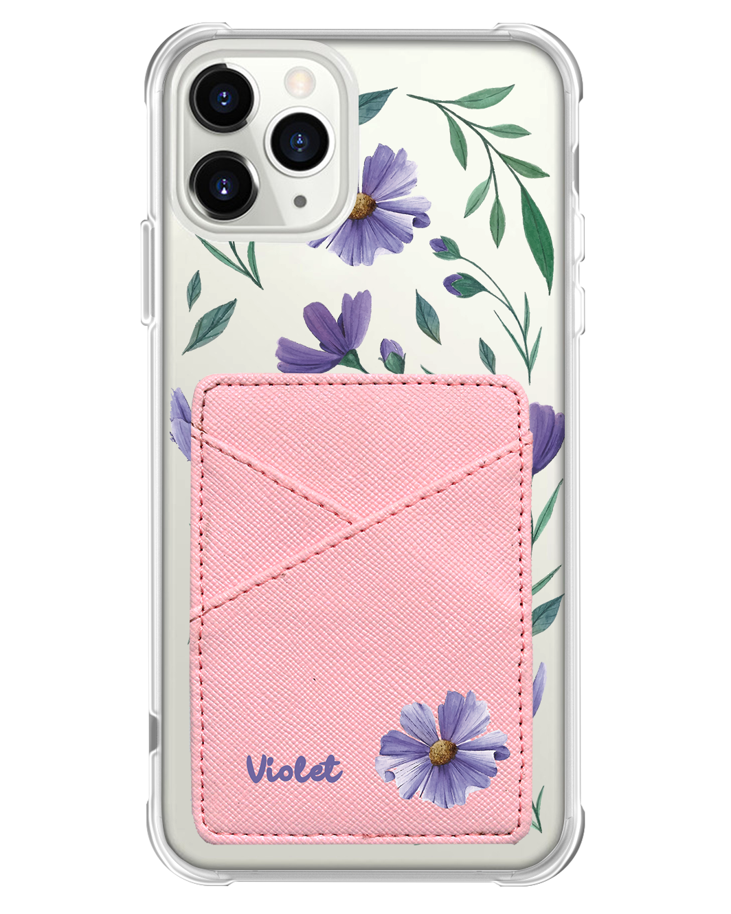 iPhone Phone Wallet Case - February Violets 1.0