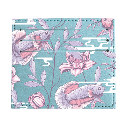 6 Slots Card Holder - Fish & Floral 1.0