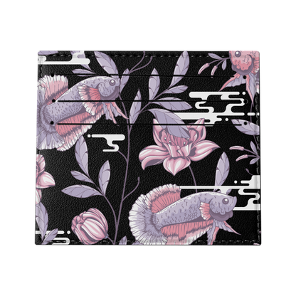 6 Slots Card Holder - Fish & Floral 1.0