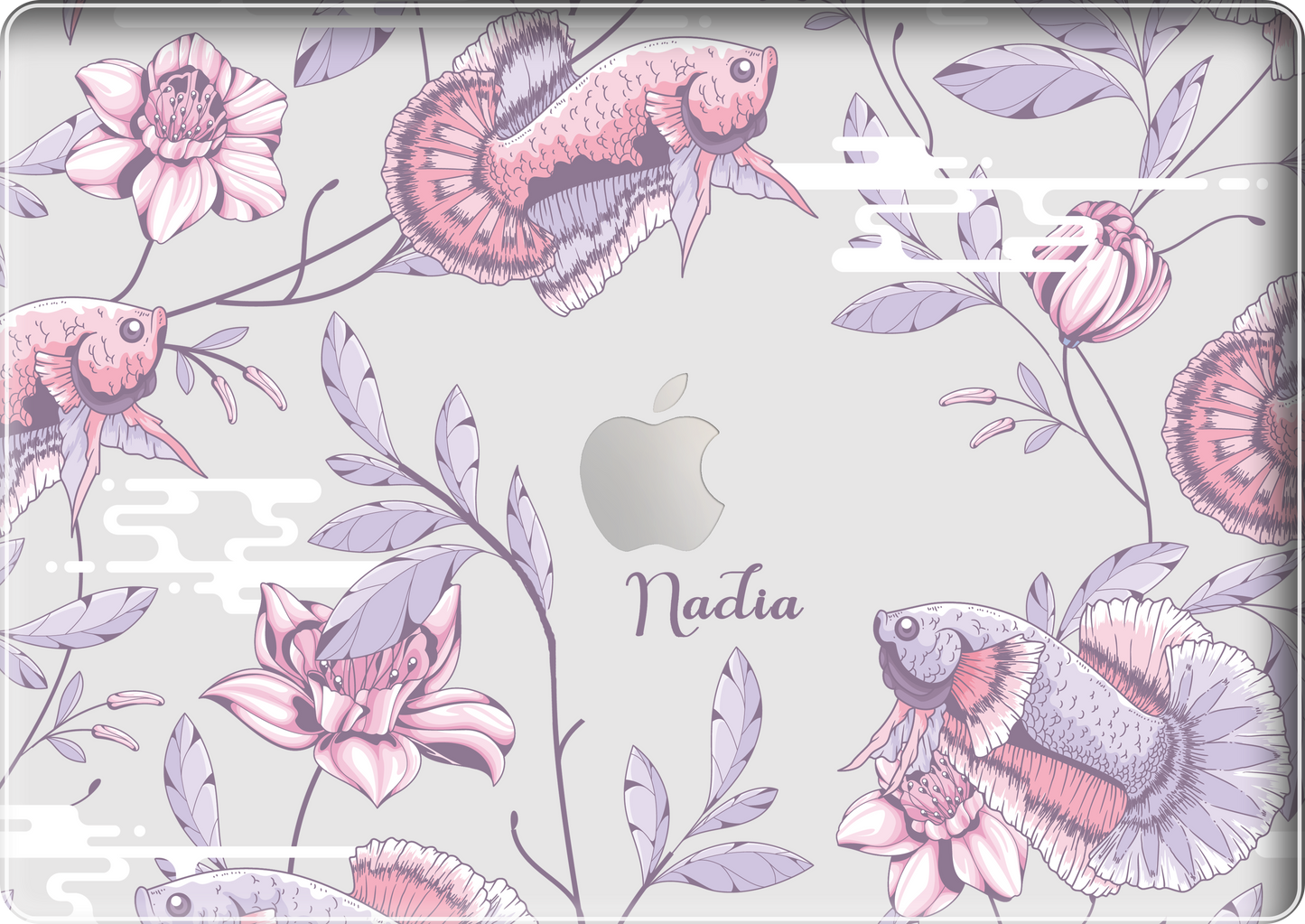 Macbook Snap Case - Fish & Floral 1.0
