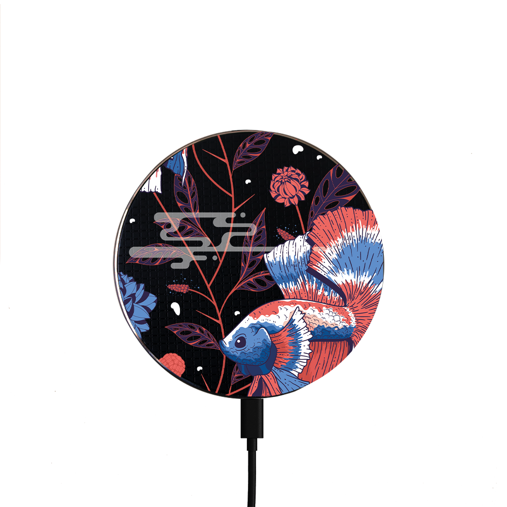 Universal Wireless Charger - Fish & Floral 2.0