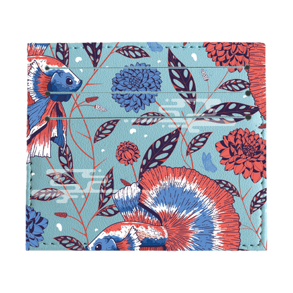 6 Slots Card Holder - Fish & Floral 2.0