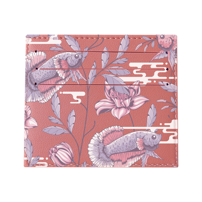 6 Slots Card Holder - Fish & Floral 1.0