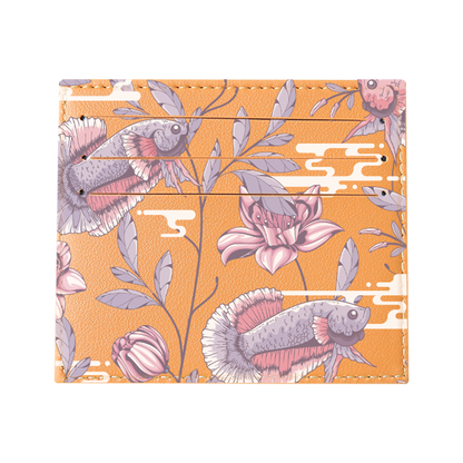 6 Slots Card Holder - Fish & Floral 1.0