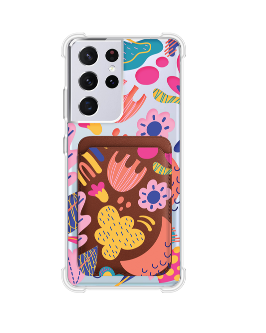 Android Magnetic Wallet Case - Florals