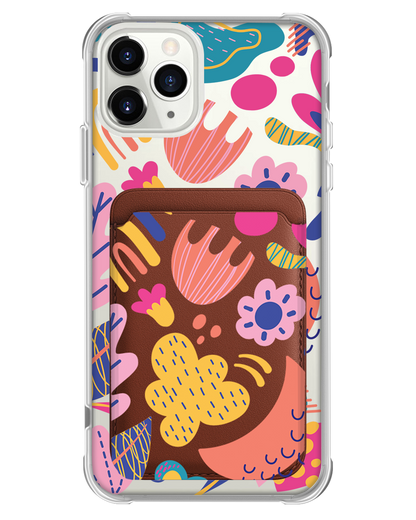 iPhone Magnetic Wallet Case - Florals