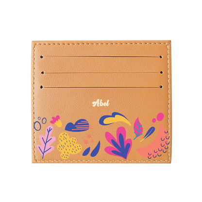 6 Slots Card Holder - Florals