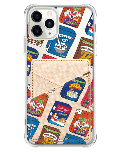 iPhone Phone Wallet Case - Cereal Boxes