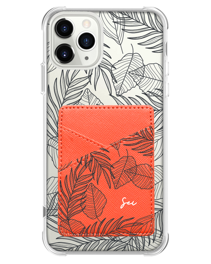 iPhone Phone Wallet Case - Sketchy Tropical 2.0