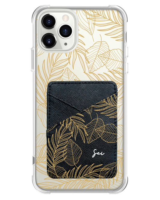 iPhone Phone Wallet Case - Sketchy Tropical