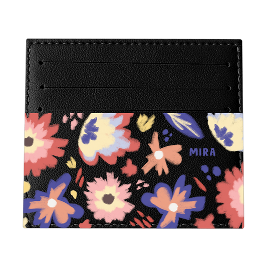 6 Slots Card Holder - Flower Lovers