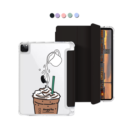 iPad Macaron Flip Cover - Coffee Frappe