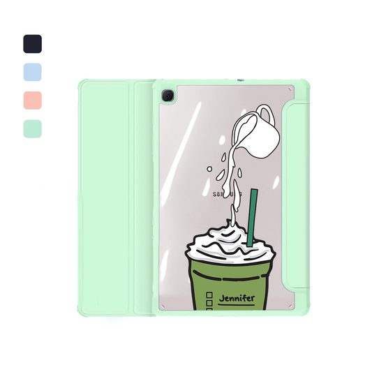 Android Tab Acrylic Flipcover - Matcha Frappe