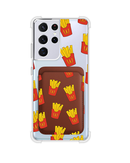 Android Magnetic Wallet Case - Fries