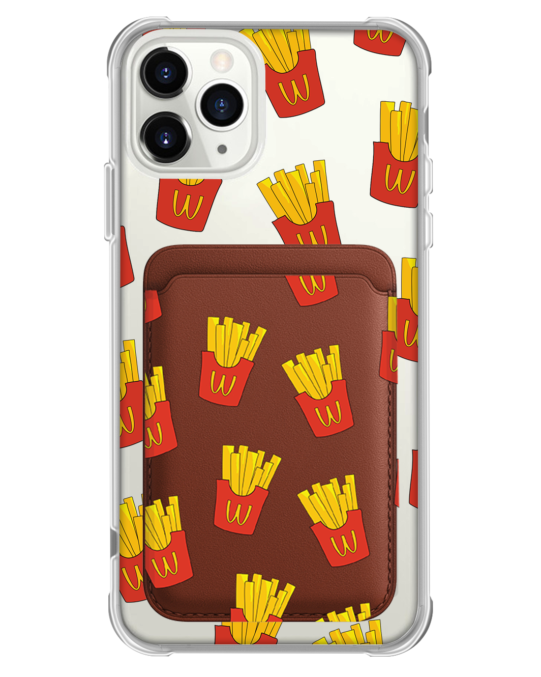 iPhone Magnetic Wallet Case - Fries