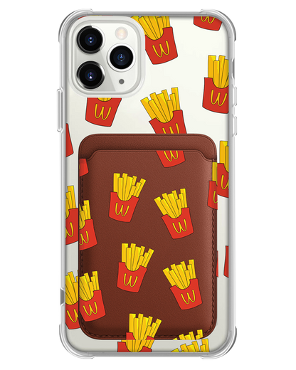 iPhone Magnetic Wallet Case - Fries