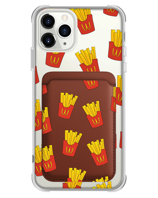 iPhone Magnetic Wallet Case - Fries